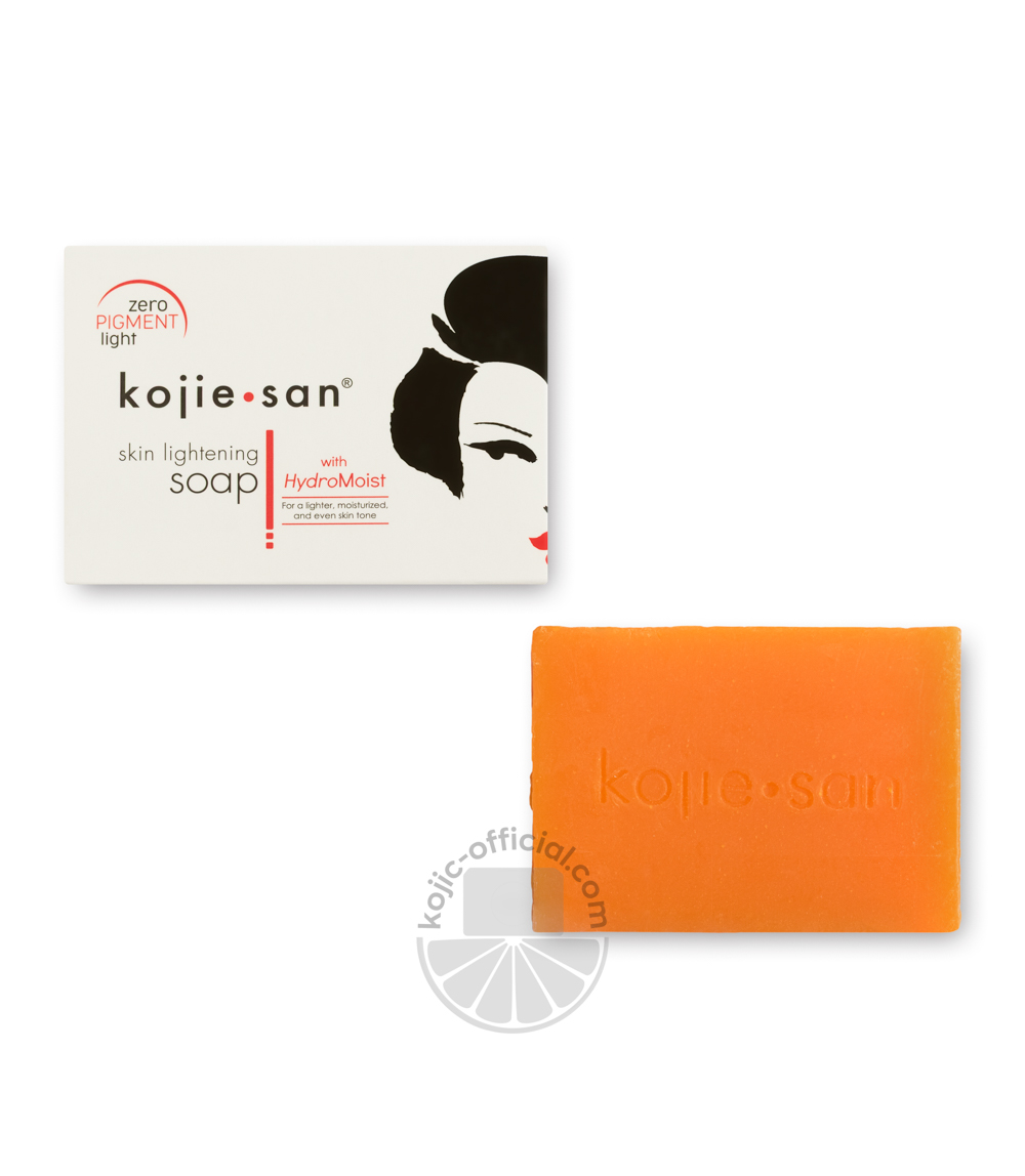 Kojie San Original Kojic Acid Face & Body Bar Soap, 65g +pouch